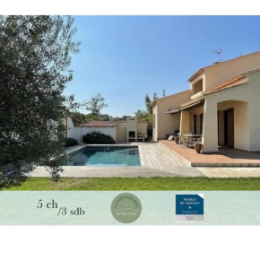 Villa l'Olivier en Provence 5ch piscine jardin et clim